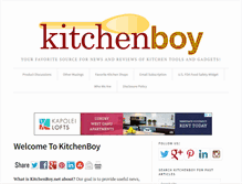 Tablet Screenshot of kitchenboy.net